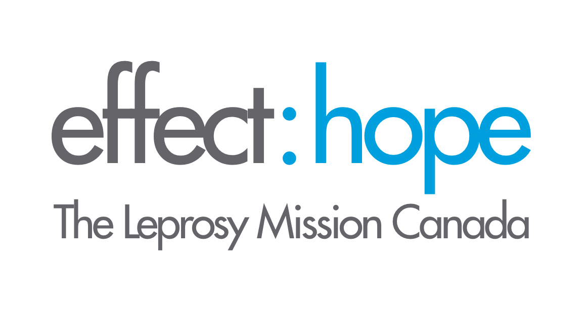 The logo for Effect Hope, The Leprosy Mission Canada
