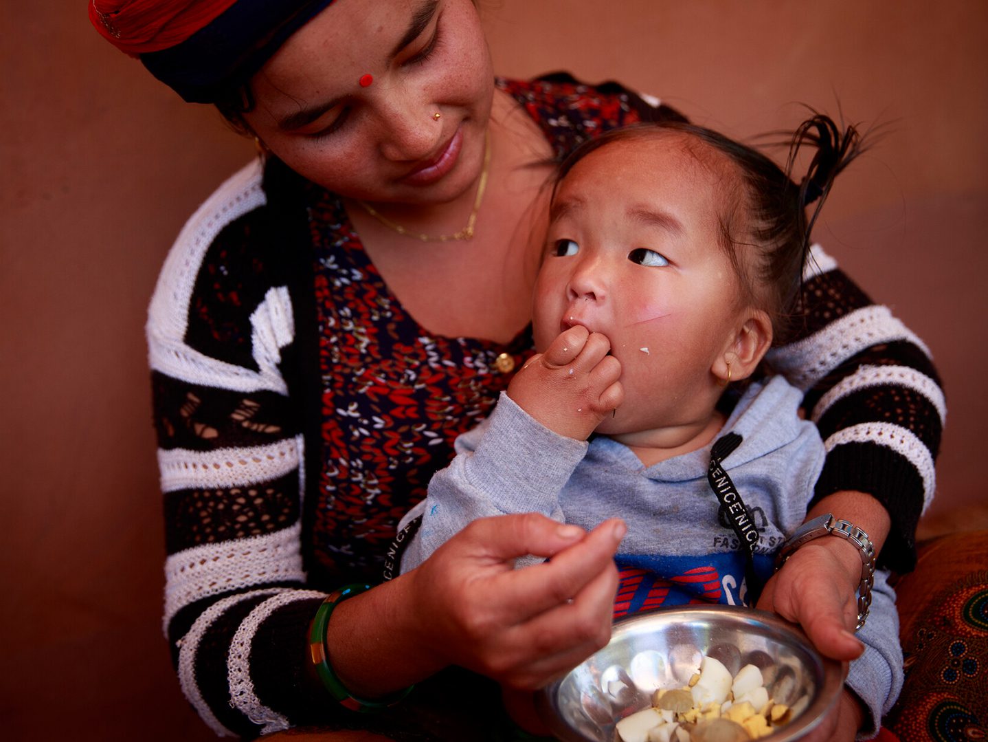 Therapeutic foods fortified with essential nutrients so children can grow strong.
