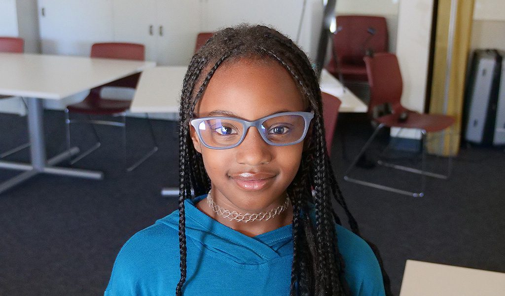 Every time you help screen the vision of a student like Imani and provide corrective eyeglasses, the certainty grows that she will be able to succeed in school — and in life.