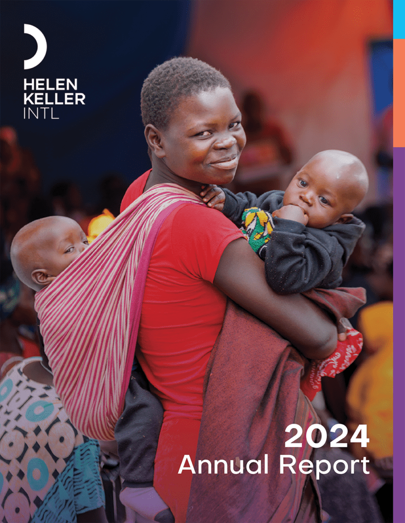 Helen Keller Intl Annual Report cover