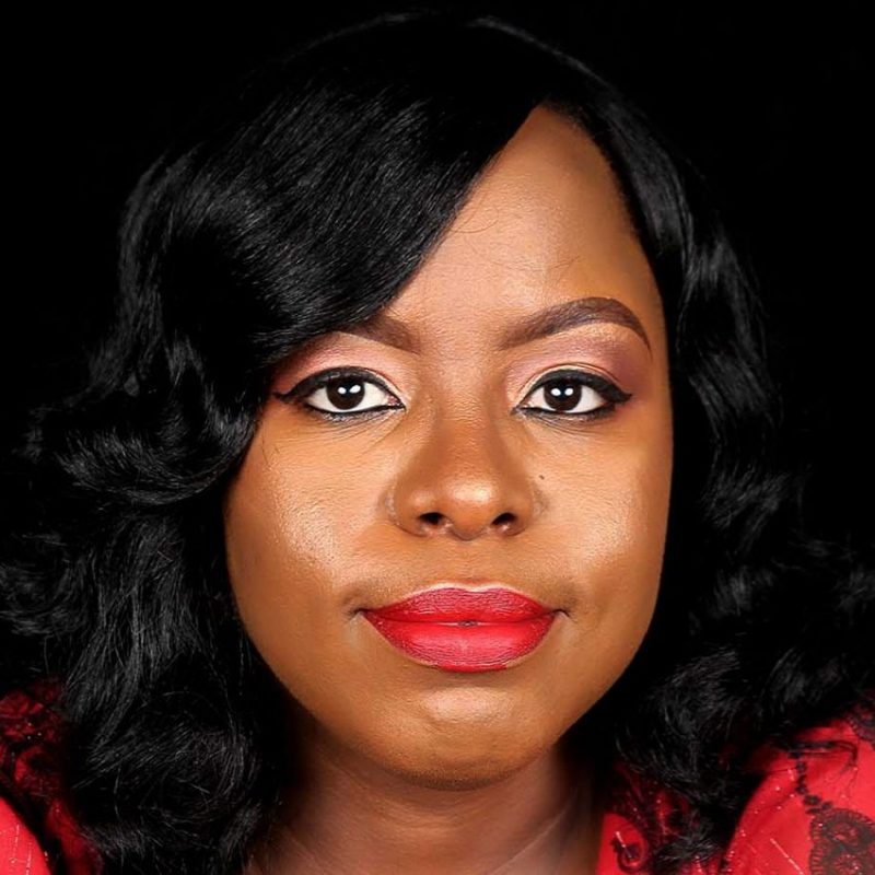 Portrait of smiling woman